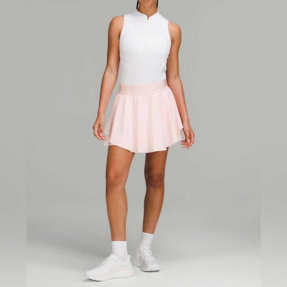 Lululemon Court Rival High-Rise Skirt Strawberry Milkshake